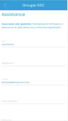 Groupe GSC android App screenshot 1